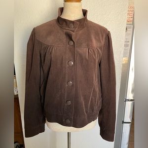 Halogen vintage jacket. Soft corduroy brown. Size:XL. New without tags.